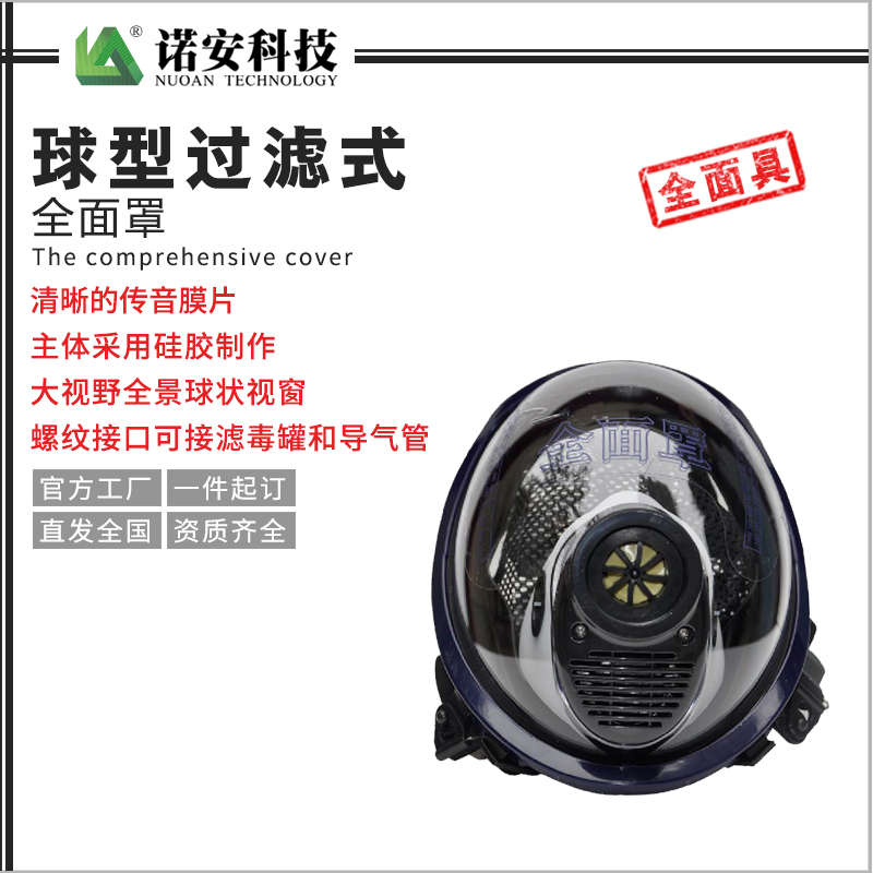 球型过滤式全面罩