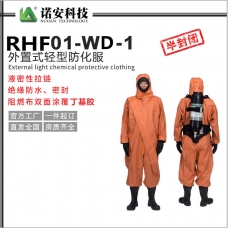 青岛RHF01-WD-1外置式轻型防化服